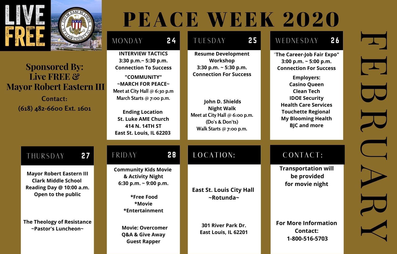 PEACE WEEK
