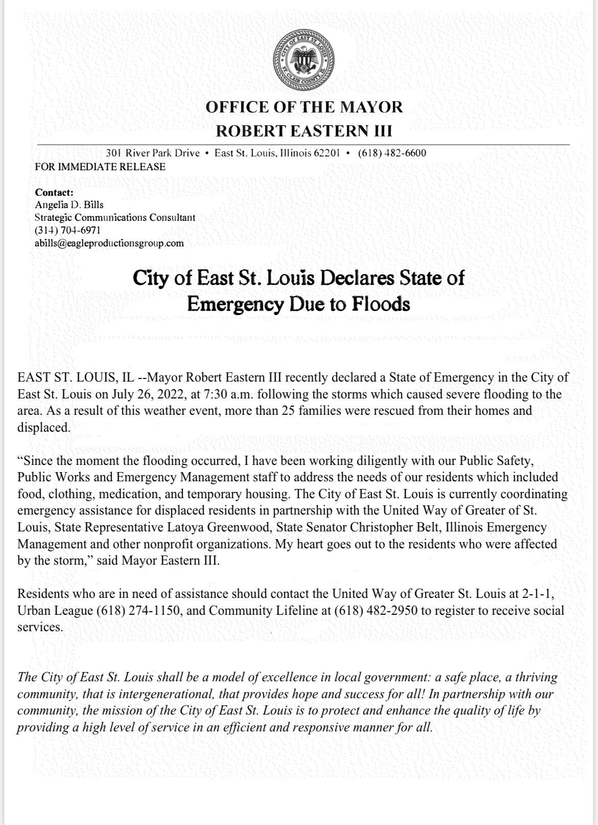 CESTL Emergency Floods