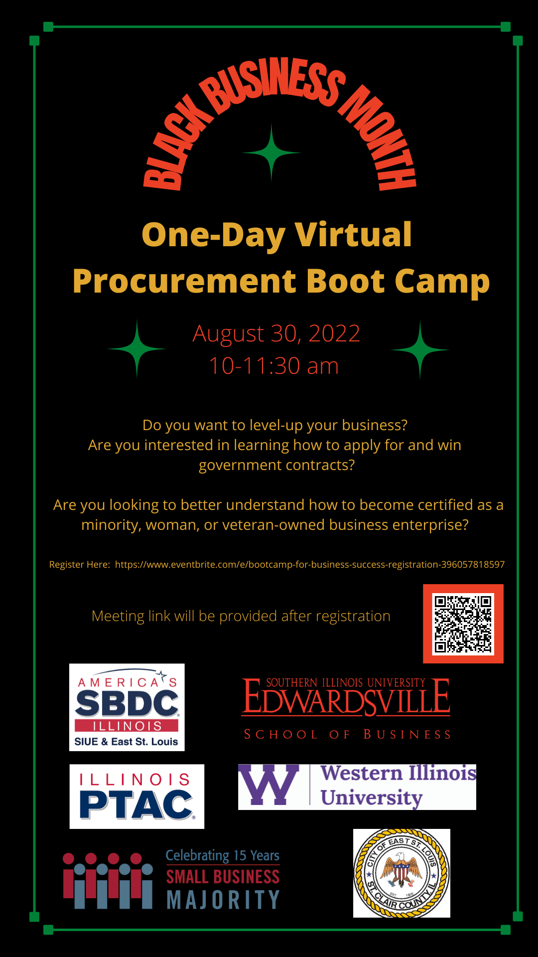 Boot Camp Flyer Opens in new window