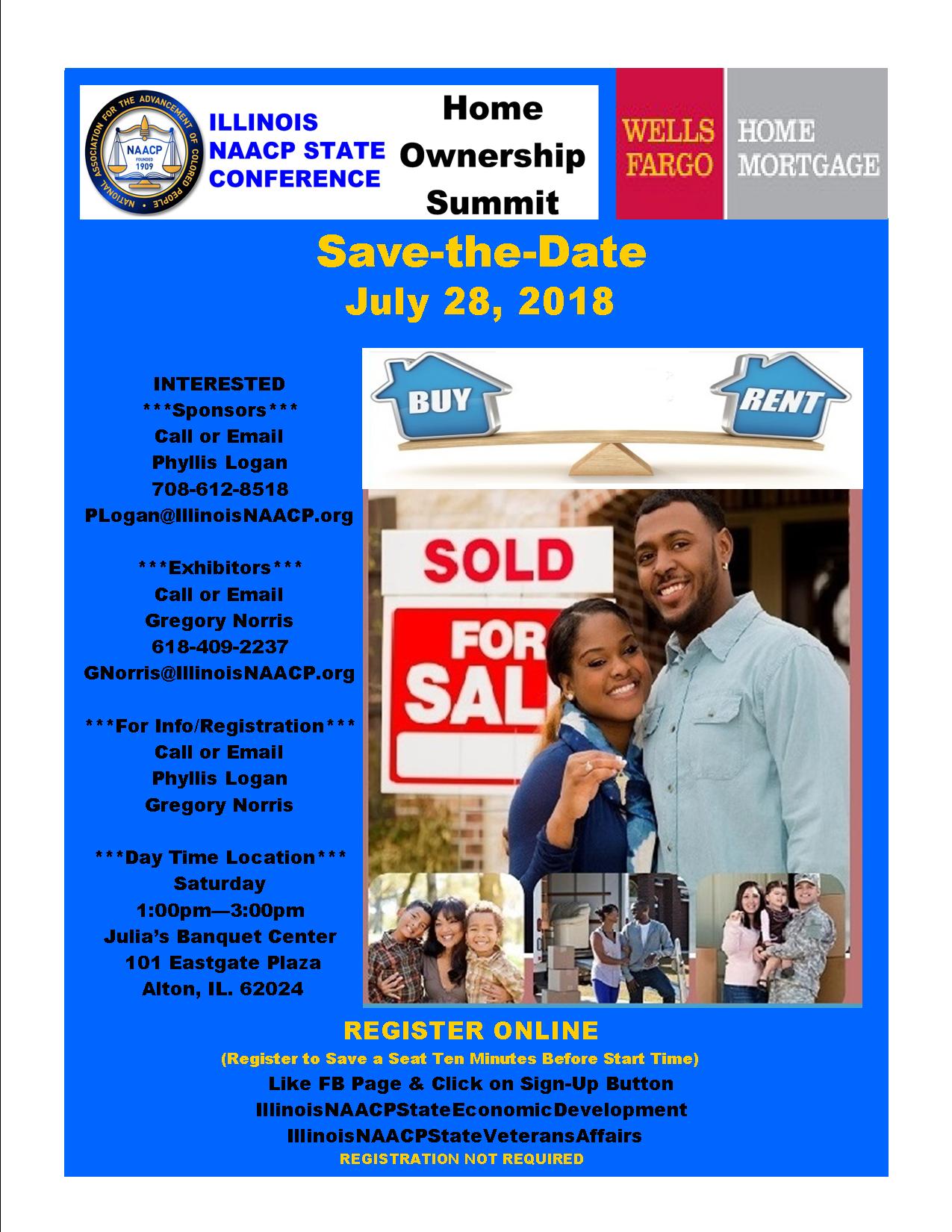 NAACP Save the Date Home Ownership 2018