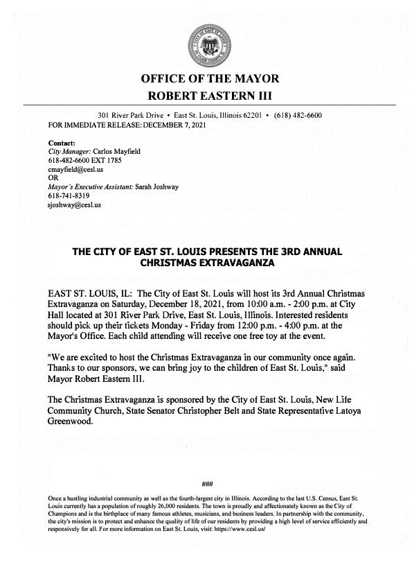 christmas extravaganza 2021 esl